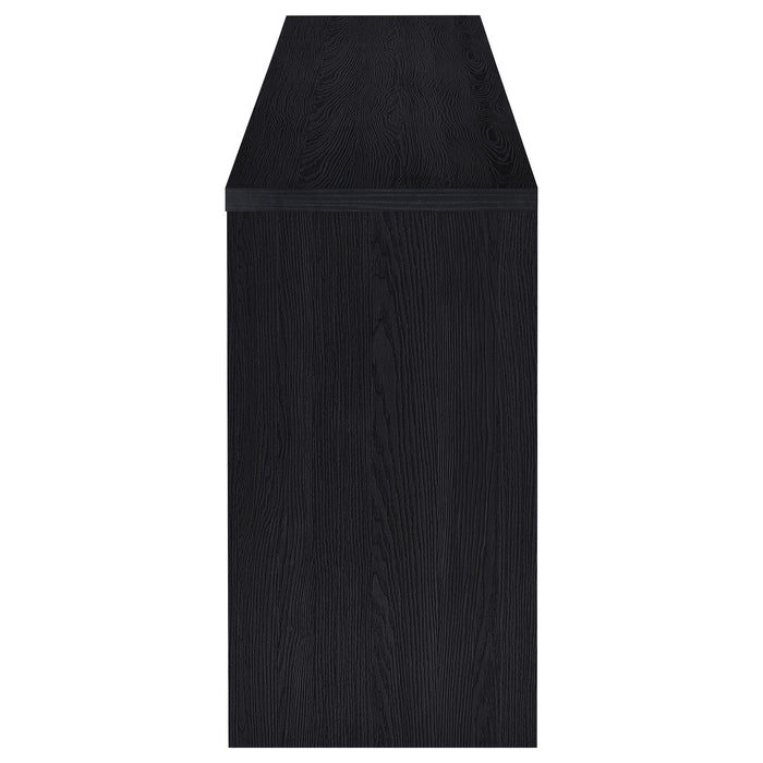 Denison 79-inch 4-door TV Stand Media Console Black