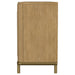 Arini Rattan Cane 2-door TV stand media console in sand wash by CoasterEveryday