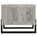 CoasterEssence Dinard engineered wood cocktail coffee table in grey driftwood finish