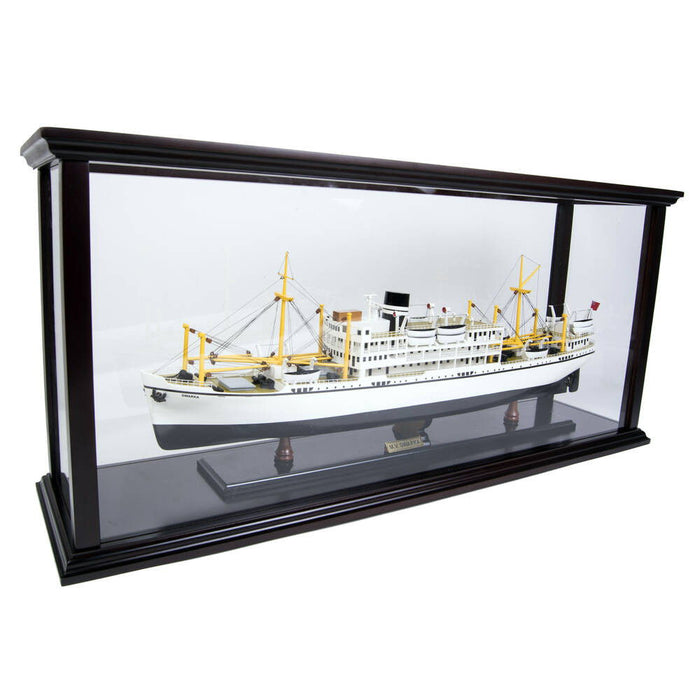 Hand Painted Model Boat (627523) - Black / White