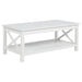 Skyview 44-inch white rectangular lift-top coffee table by CoasterEveryday