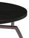 Dacre round dark charcoal engineered wood top coffee table by CoasterEssence