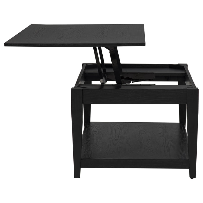 Lindenton Lift-Top Occasional Cocktail Coffee Table Black