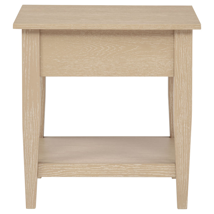 Lindenton 1-drawer Wood Occasional Side End Table Blonde