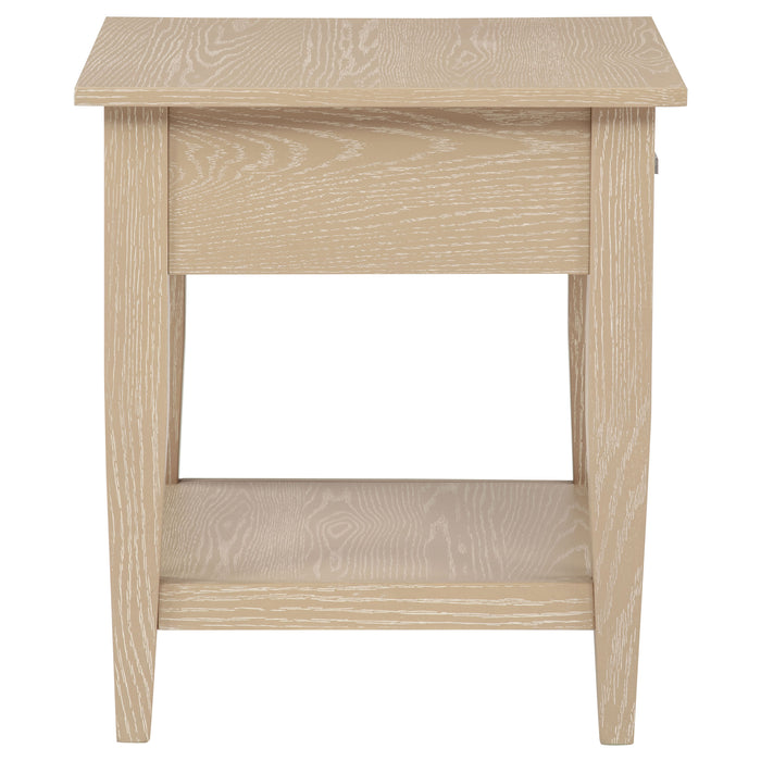 Lindenton 1-drawer Wood Occasional Side End Table Blonde