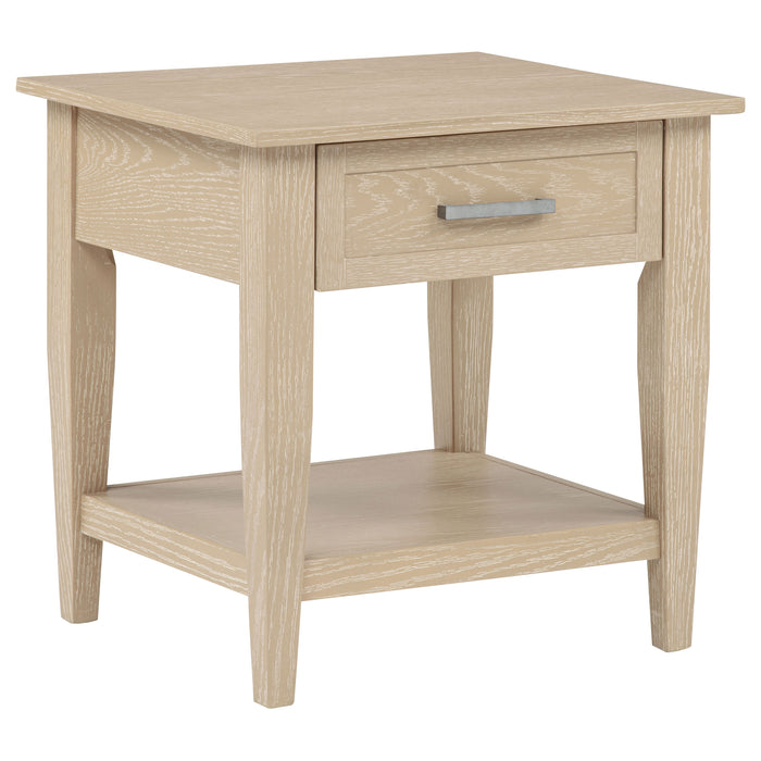 Lindenton 2-piece Wood Lift-Top Coffee and End Table Set Blonde