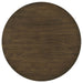 Sweeney 2-piece round wood occasional nesting table set in dark walnut by CoasterEveryday