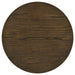 CoasterEveryday Sweeney 24-inch round wood occasional side end table in dark walnut finish