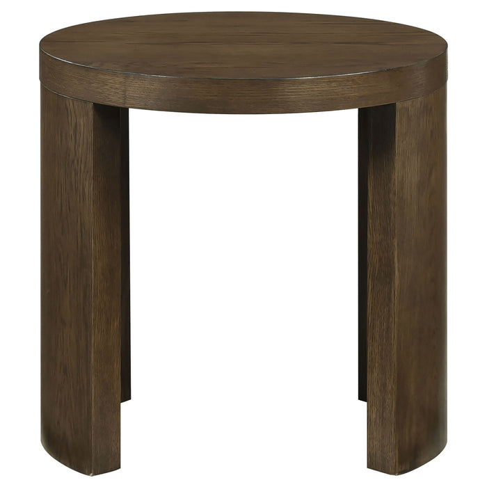 Sweeney 3-piece Coffee and End Occasional Table Set Dark Walnut