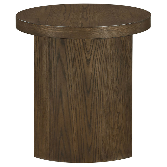 Sweeney 3-piece Coffee and End Occasional Table Set Dark Walnut