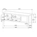 Beasley 2-door 71-inch wood TV stand media console in golden oak by CoasterEveryday