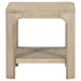 Solano 2-piece square coffee table set in weathered mango by CoasterEveryday
