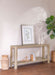 CoasterEveryday Solano 64-inch entryway console sofa table in weathered mango finish