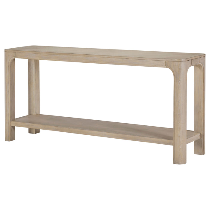 Solano 64-inch weathered mango entryway console sofa table by CoasterEveryday