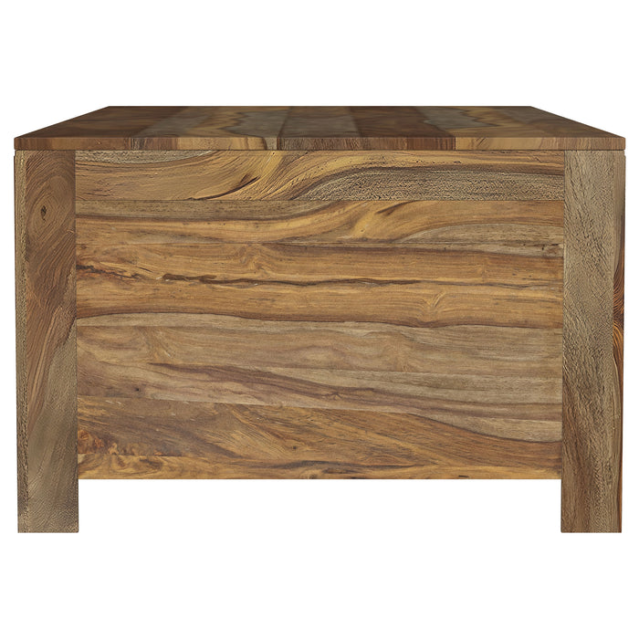 Esther 6-drawer Solid Wood Coffee Table Natural Sheesham