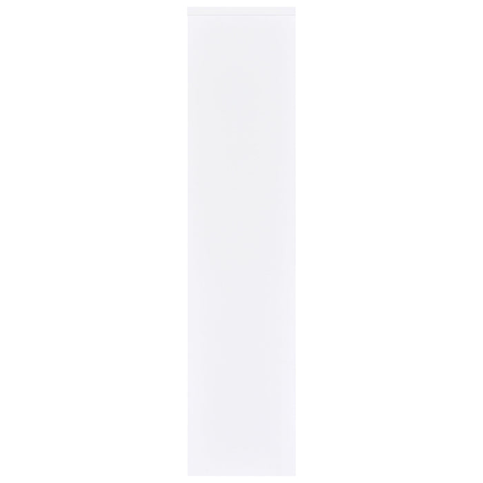 Laughlin 4-shelf Engineered Wood Media Tower White