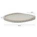 TOV Furniture Alna Catchall Tray in neutral tones, designed for organizing keys, coins, and small household items on a tabletop.
