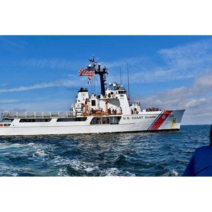 Hand Painted Model Boat (624521) - White