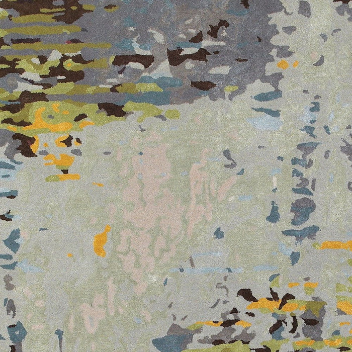 8' X 10' Abstract Hand Tufted Area Rug - Gray