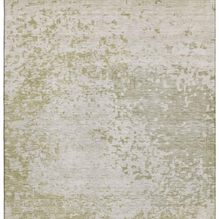 10' X 14' Abstract Washable Area Rug With UV Protection (699640) - Beige / Ivory