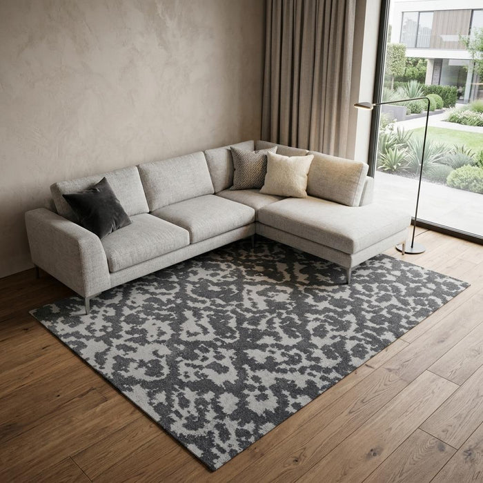 10' X 13' Abstract Area Rug (744432) - Gray / Taupe