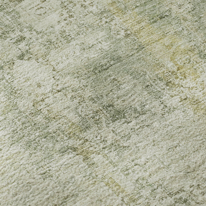 10' X 14' Oriental Washable Area Rug With UV Protection (700643) - Beige / Green