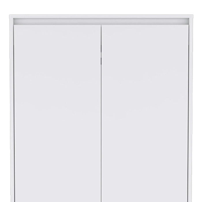 Two Drawer, Combo Dresser - White