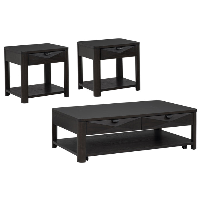 Marcelo 3-piece Coffee Table Set with Storage Coffee
