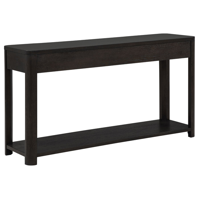Marcelo Sofa Console Table with 2 Drawers and Shelf Coffee