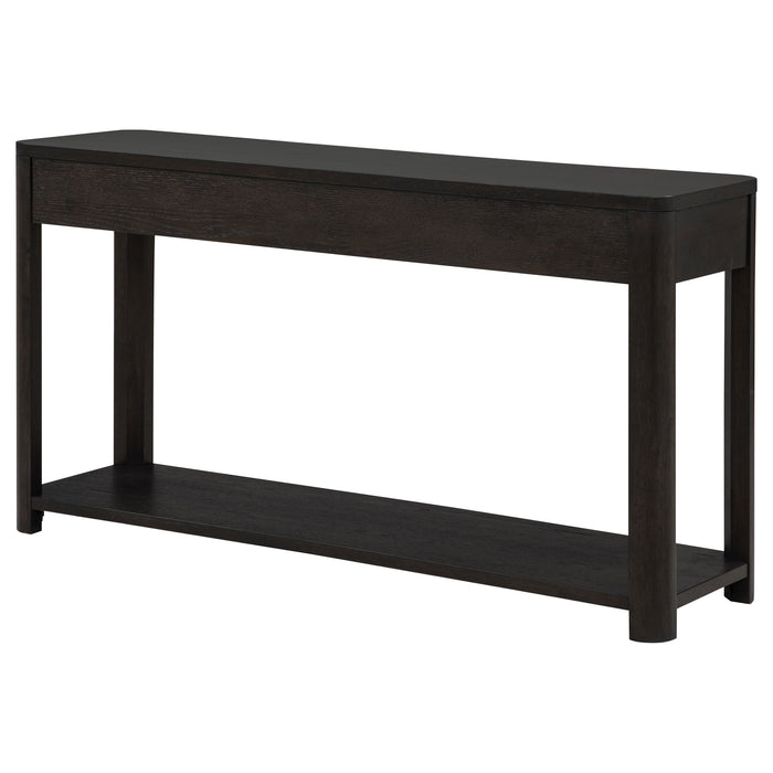 Marcelo Sofa Console Table with 2 Drawers and Shelf Coffee