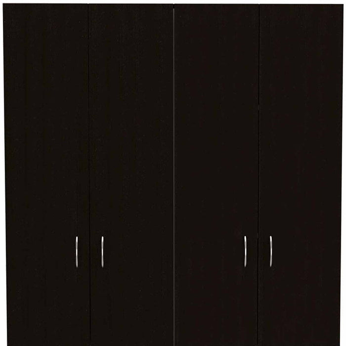 Armoire Combo Dresser - Black / White