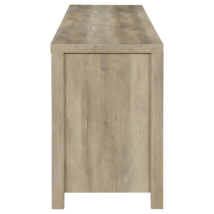 Madra 2-door Engineered Wood 79-inch TV Stand Distressed Pine