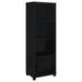 Black CoasterEveryday Sachin 3-piece entertainment center with 79-inch TV stand and additional storage units for living room decor