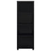 Black 3-piece entertainment center with 79-inch TV stand from CoasterEveryday, featuring ample storage and modern furniture design.