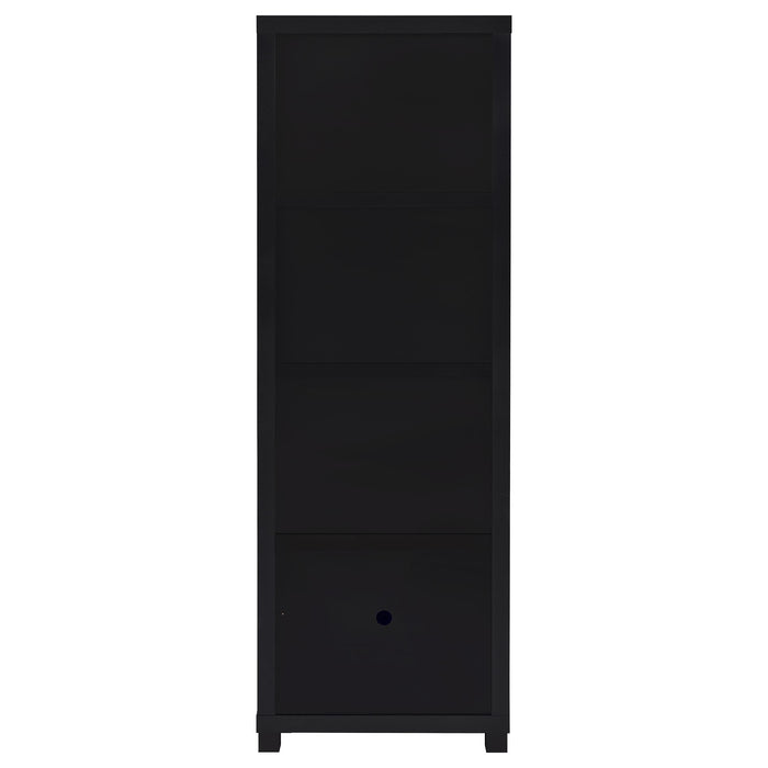 Sachin 3-piece Entertainment Center 79-inch TV Stand Black