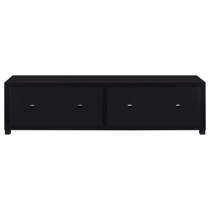 Sachin 3-piece Entertainment Center 79-inch TV Stand Black