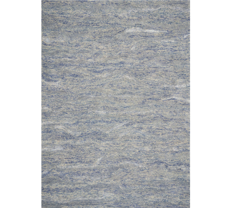 9' x 12' Hand Tufted Abstract Indoor Area Rug - Ocean Blue