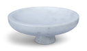 Simpson genuine marble bowl from Meridian Furniture, decorative round plate with smooth marble surface and elegant design.