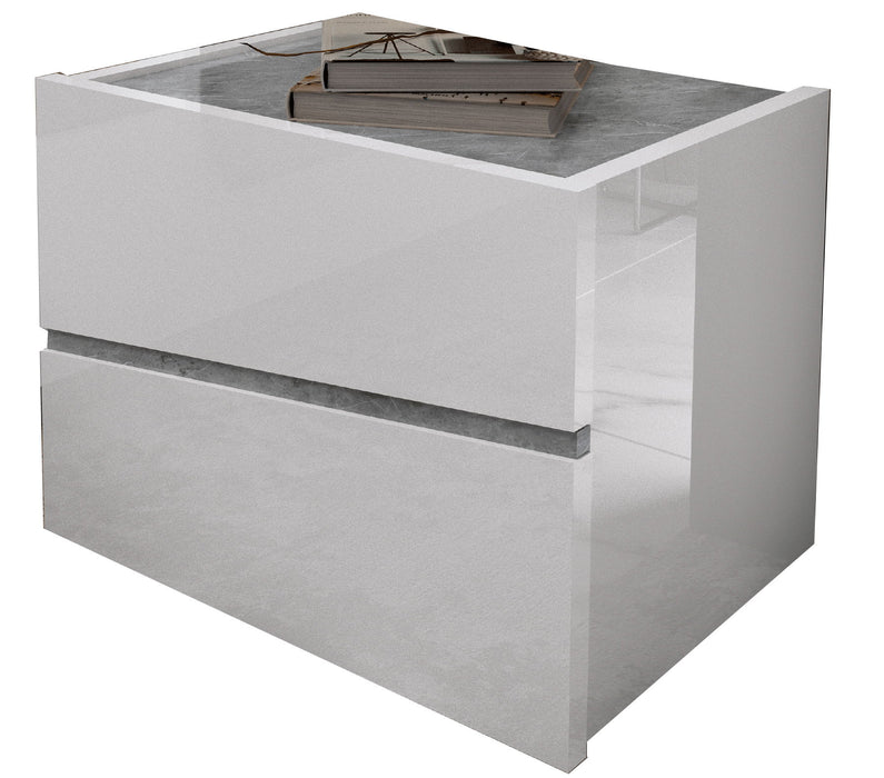 Alba - Nightstand - White