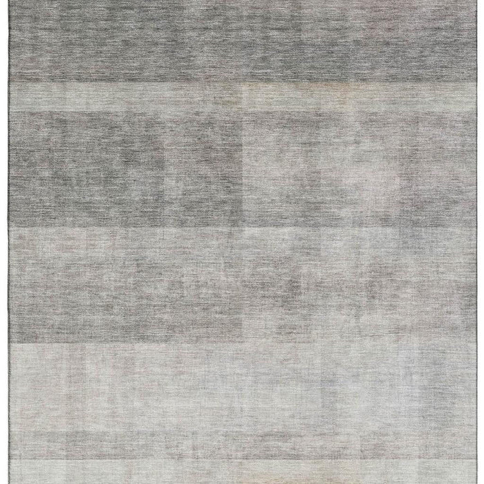 10' X 14' Abstract Washable Area Rug With UV Protection (649654) - Taupe / Ivory