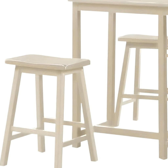 Solid Wood Console Table - Beige