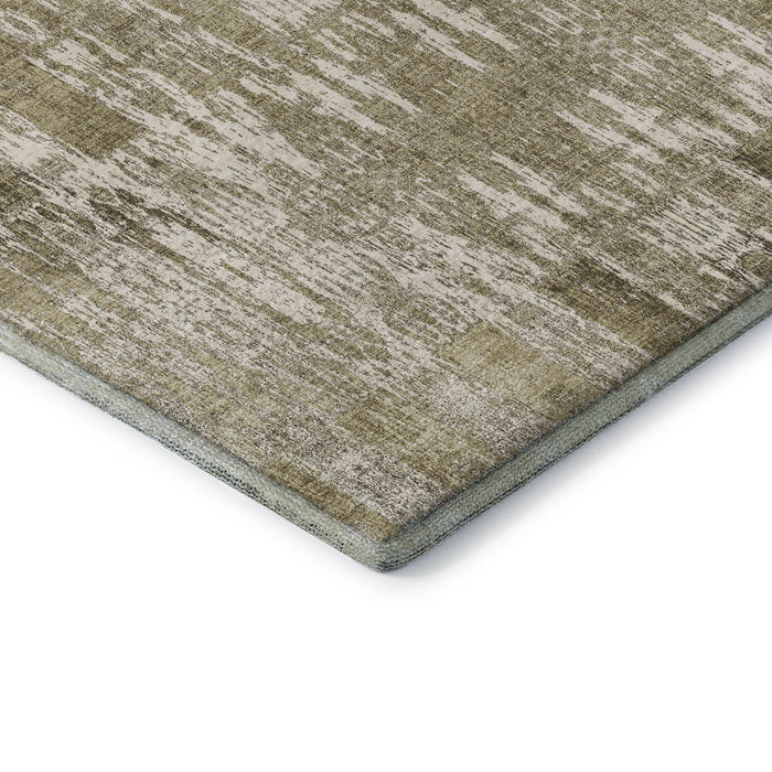 10' X 14' Moroccan Washable Area Rug With UV Protection (650188) - Beige / Tan
