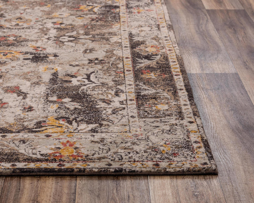 8' X 10' New Zealand Lambs Wool Oriental Hand Carved Handmade Area Rug (747839) - Brown / Beige / Apricot
