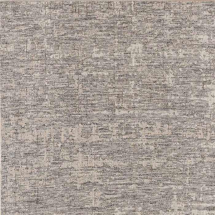 7.8' x 10.1' Abstract Area Rug - Gray And Ivory