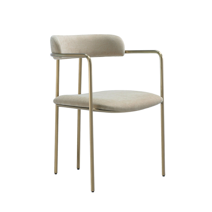 Manhattan Serene - Metal Upholstered Dining Chair