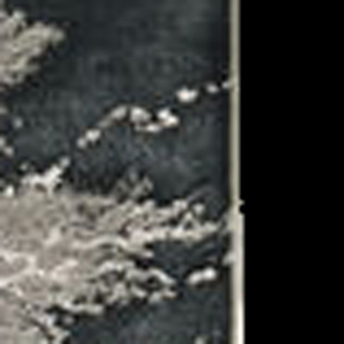 7' x 10' Machine Woven Abstract Indoor Area Rug - Silver