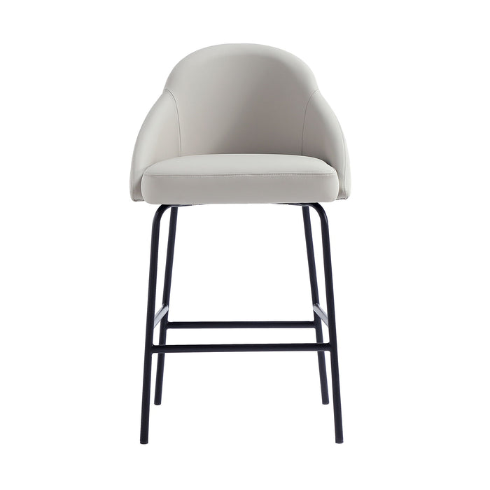 Manhattan Gracie - Counter Stool With Black Base