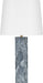 Meridian Furniture Orison linen textured fabric table lamp with a modern design and soft lighting for living spaces.
