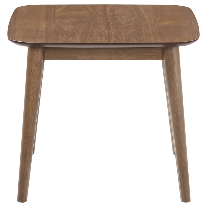 Radley 3-piece rectangular coffee table set by CoasterEssence in natural walnut finish
