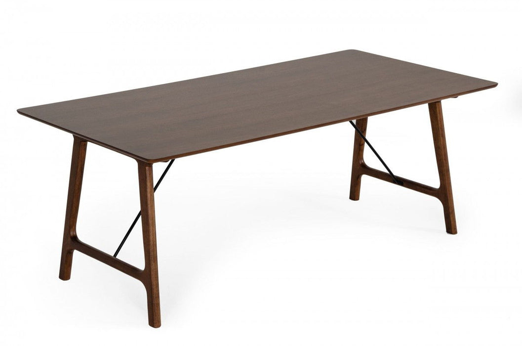 Wood Dining Table (486042) - Brown